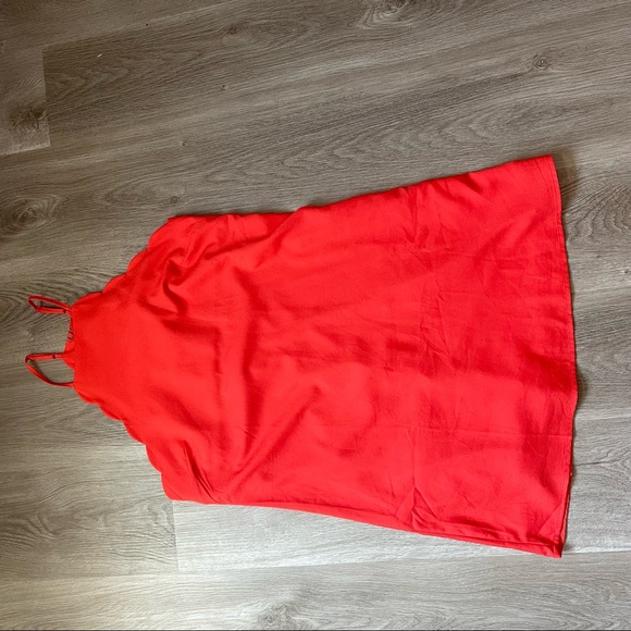 Lulus endlessly endearing dress sz L Royal Blue, Black, and Coral Red - Picture 4 of 10